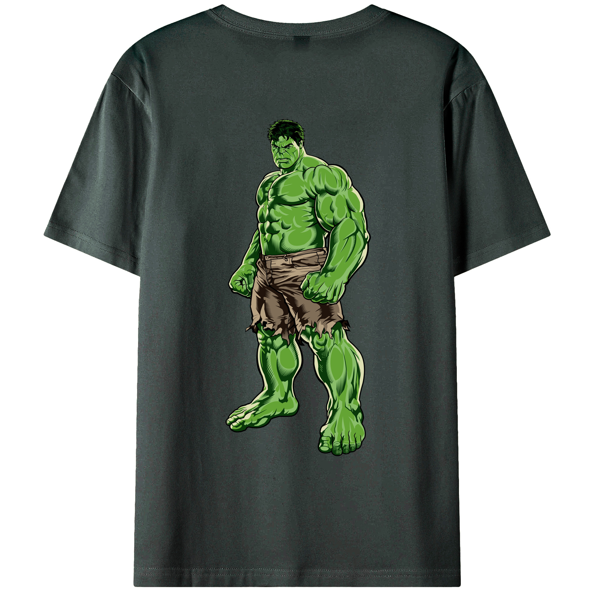 （画像用） アベンジャーズ The Avengers 綿100％ メンズ半袖Tシャツ（バックプリント） 通気性